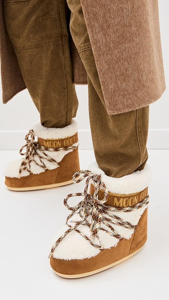 Moon Boot Icon Low Shearling Boots | Shopbop Product Image