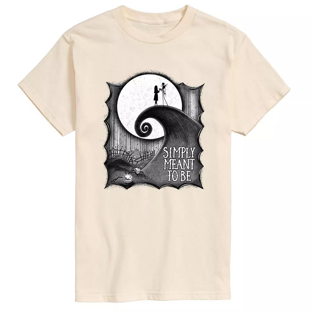 Disney's Nightmare Before Christmas Men's Graphic Tee, Size: Medium, Ivory Product Image