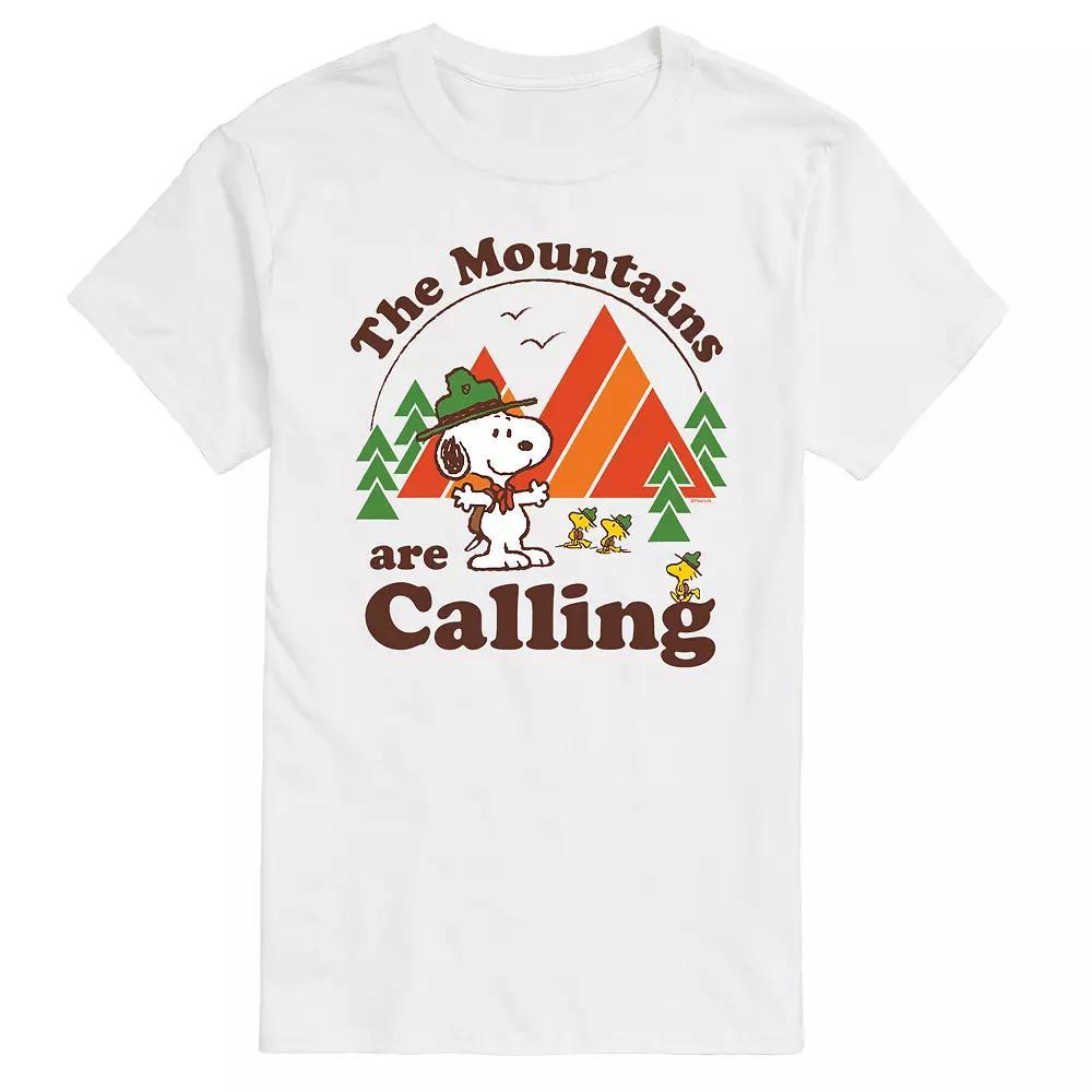 Men's Peanuts Mountains Are Calling Tee,  Product Image