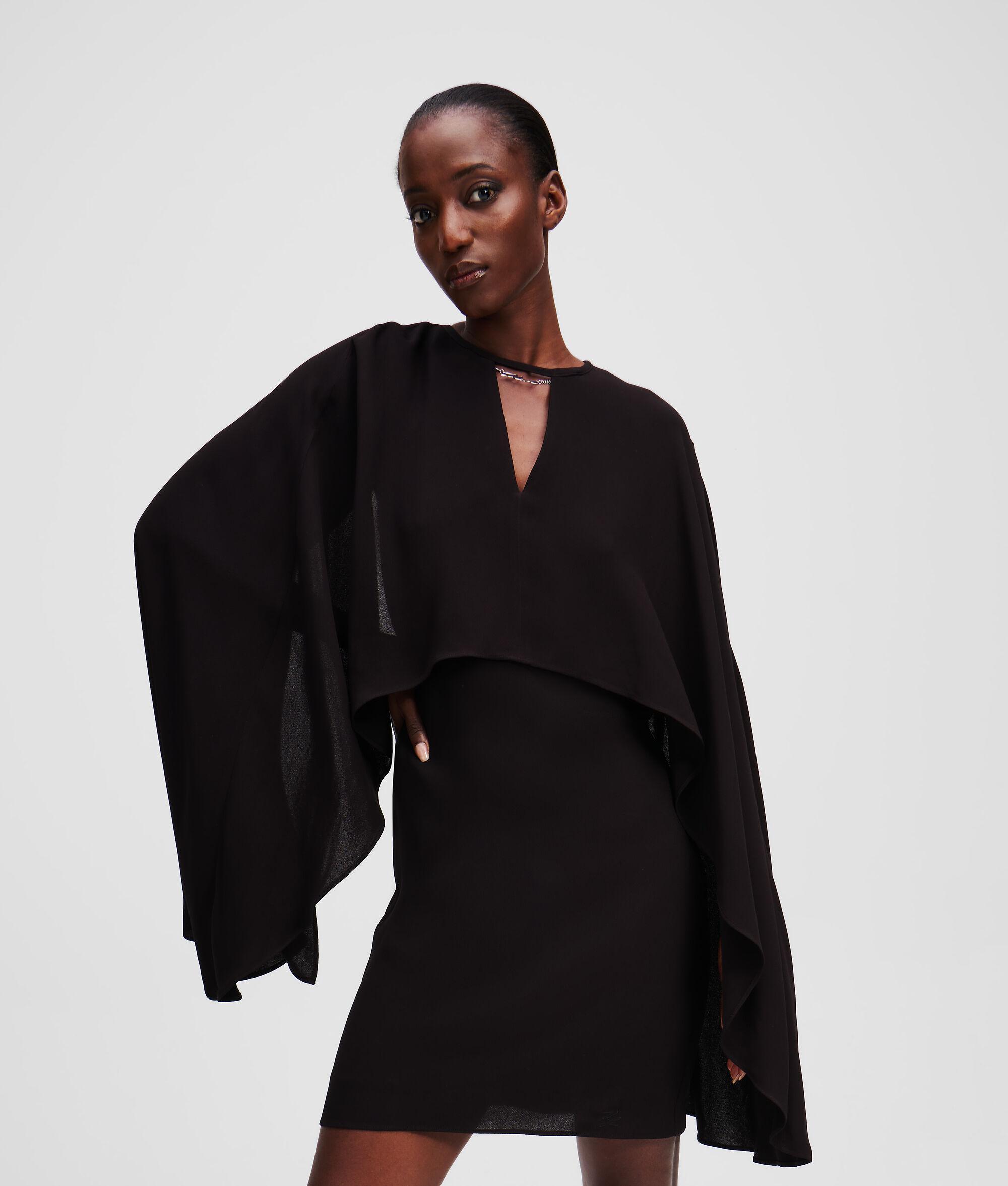 SHORT CAPE DRESS Product Image