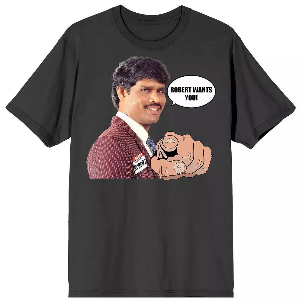 Men's Screenshot Energy Meme "Robert Wants You" Tee,  Product Image