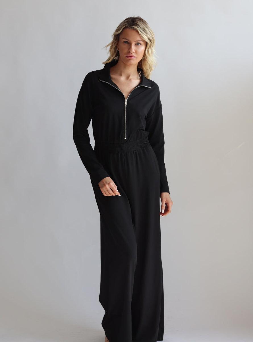 Claire Zipper Jumpsuit Product Image