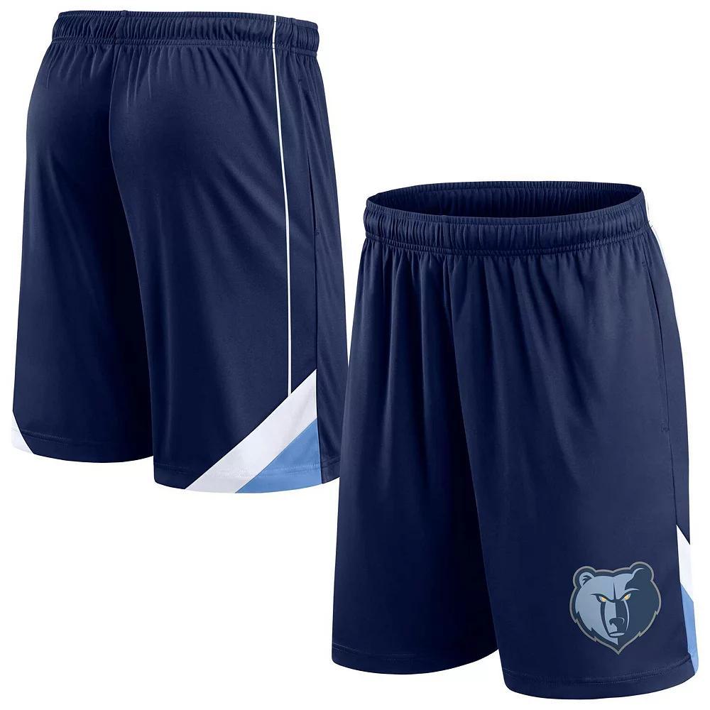 Men's Fanatics Branded Navy Memphis Grizzlies Slice Shorts, Size: 3XL, Grz Blue Product Image