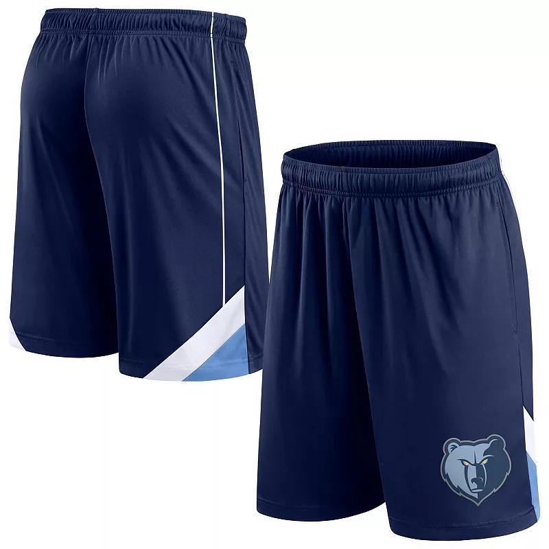 Men's Fanatics Branded Navy Memphis Grizzlies Slice Shorts, Size: 3XL, Grz Blue Product Image