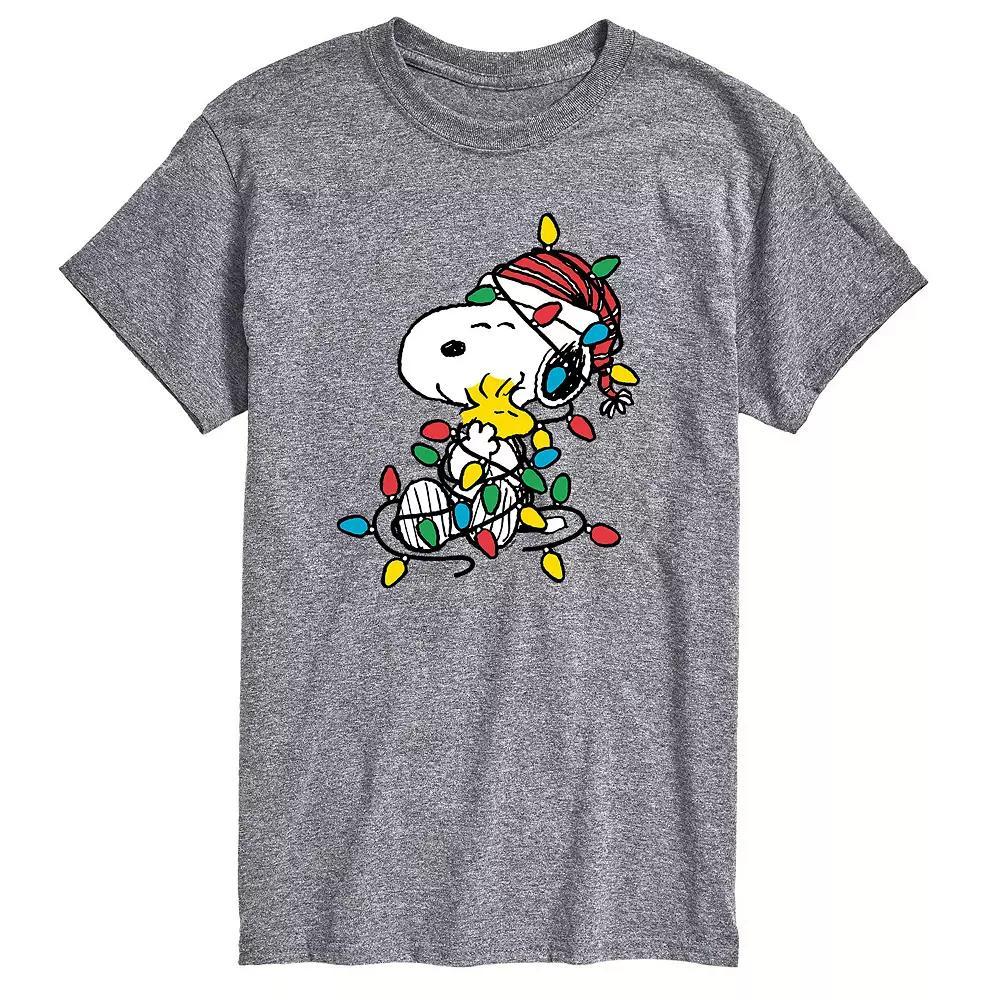 Men's Peanuts Christmas Lights Tee,  Product Image