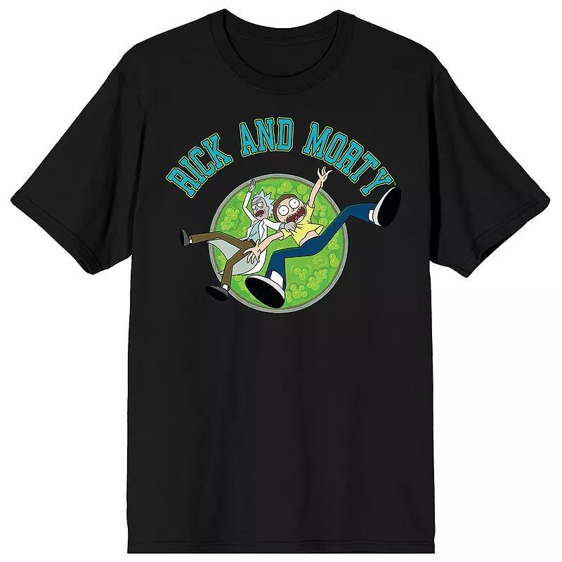 Mens Rick & Morty Collegiate Short Sleeve Graphic T-Shirt Product Image