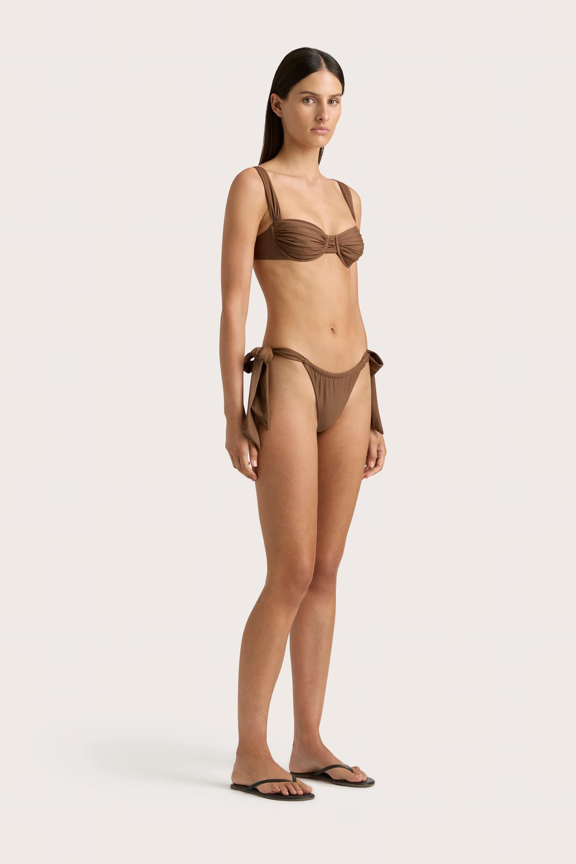 Sol Bikini Top Cocoa - Final Sale Product Image