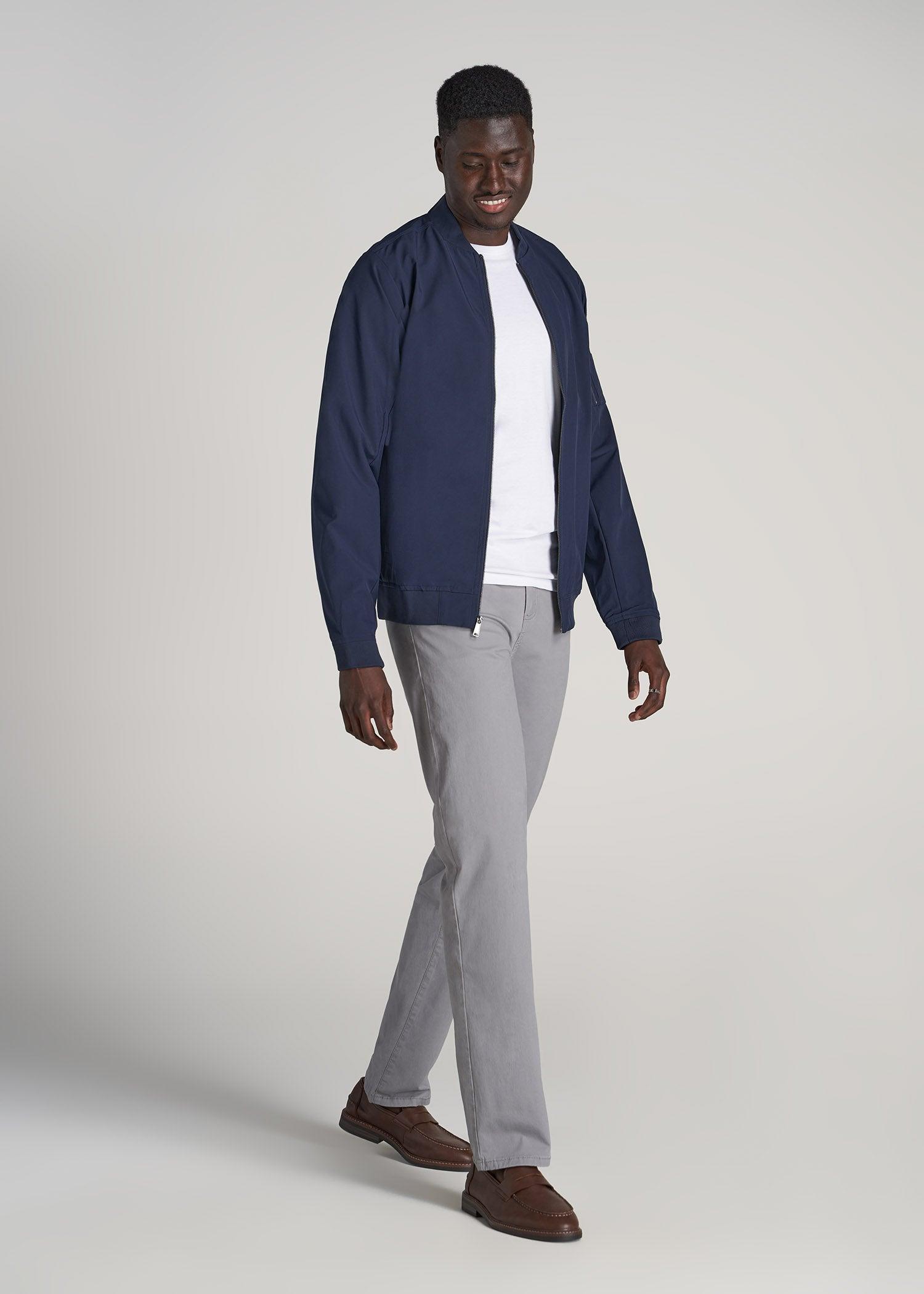 J1 STRAIGHT Leg Chinos in Black - Pants for Tall Men Product Image