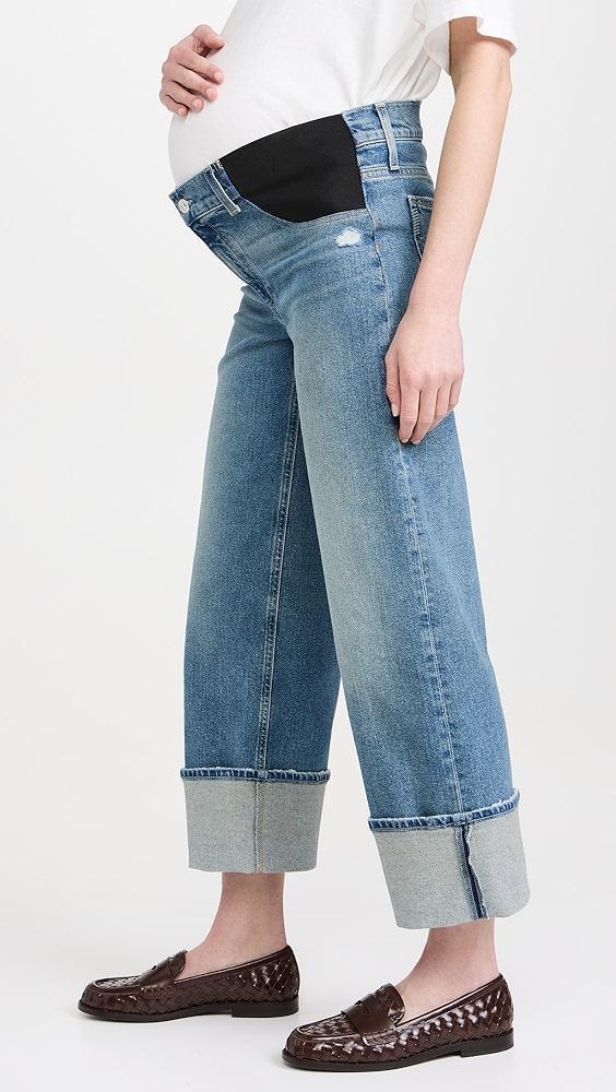 PAIGE Sasha Ankle Maternity Wide Cuff Jeans | Shopbop Product Image