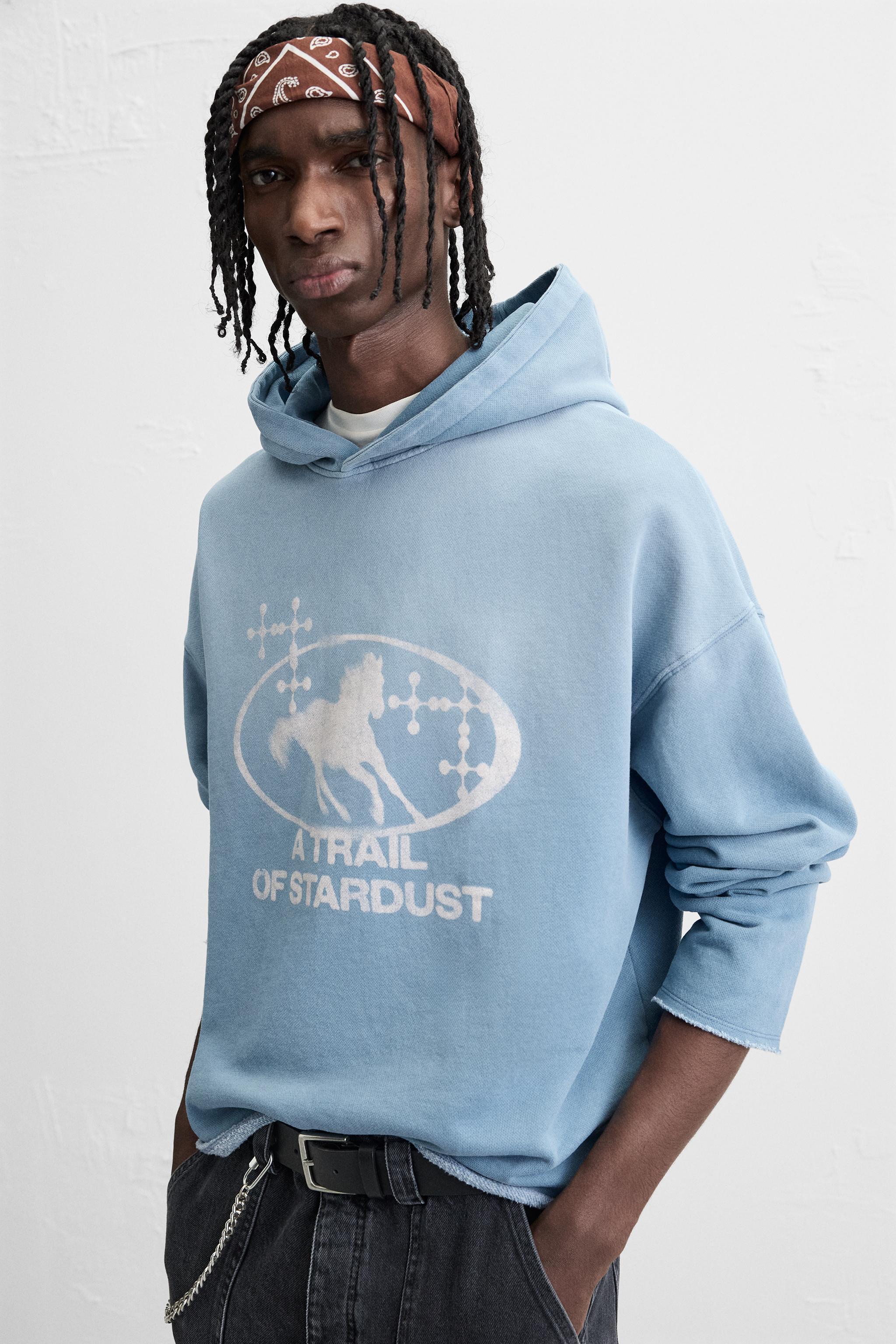 CROPPED FIT WASHED SWEATSHIRT Product Image