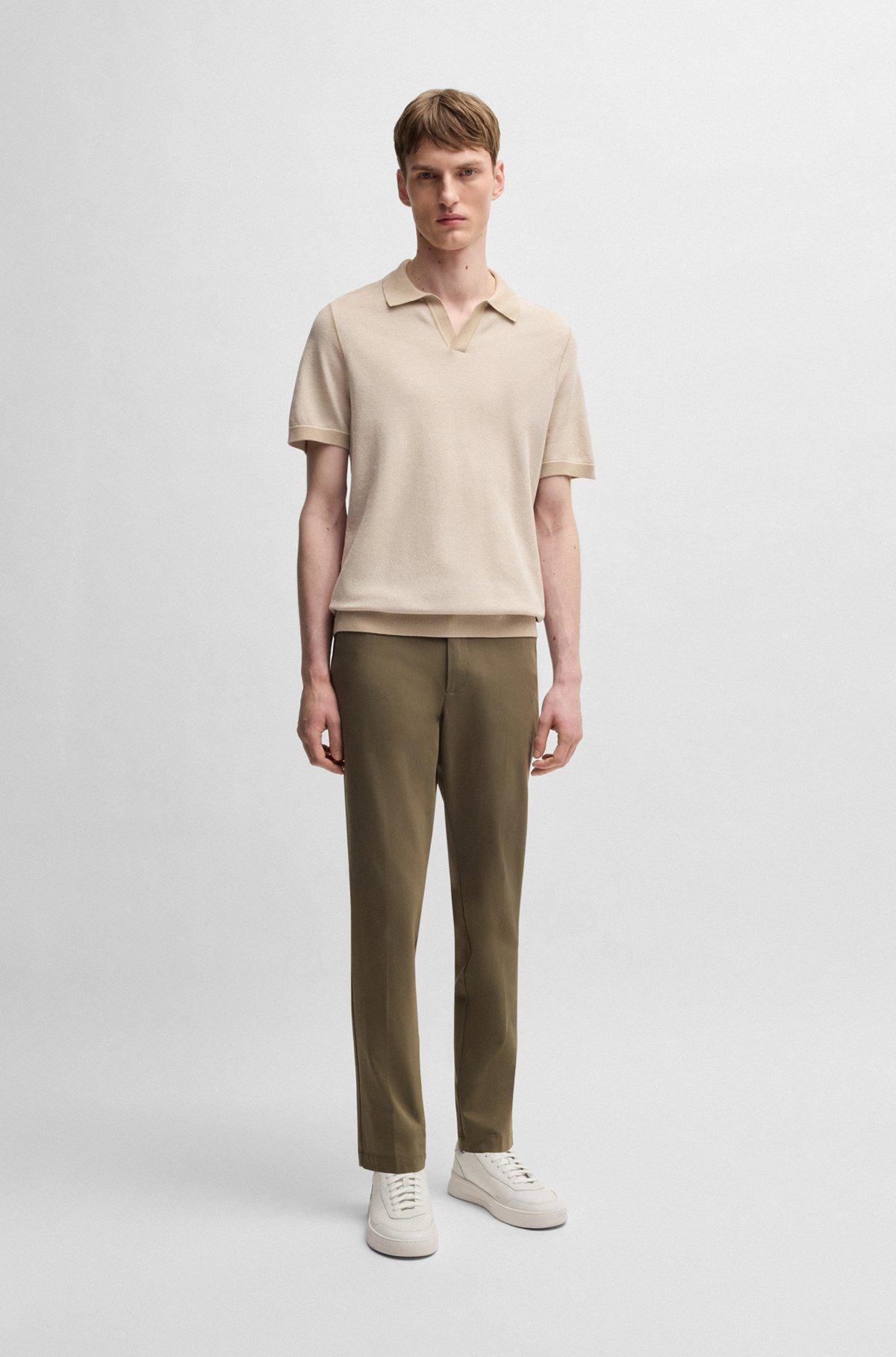 Sweater with Johnny collar Product Image