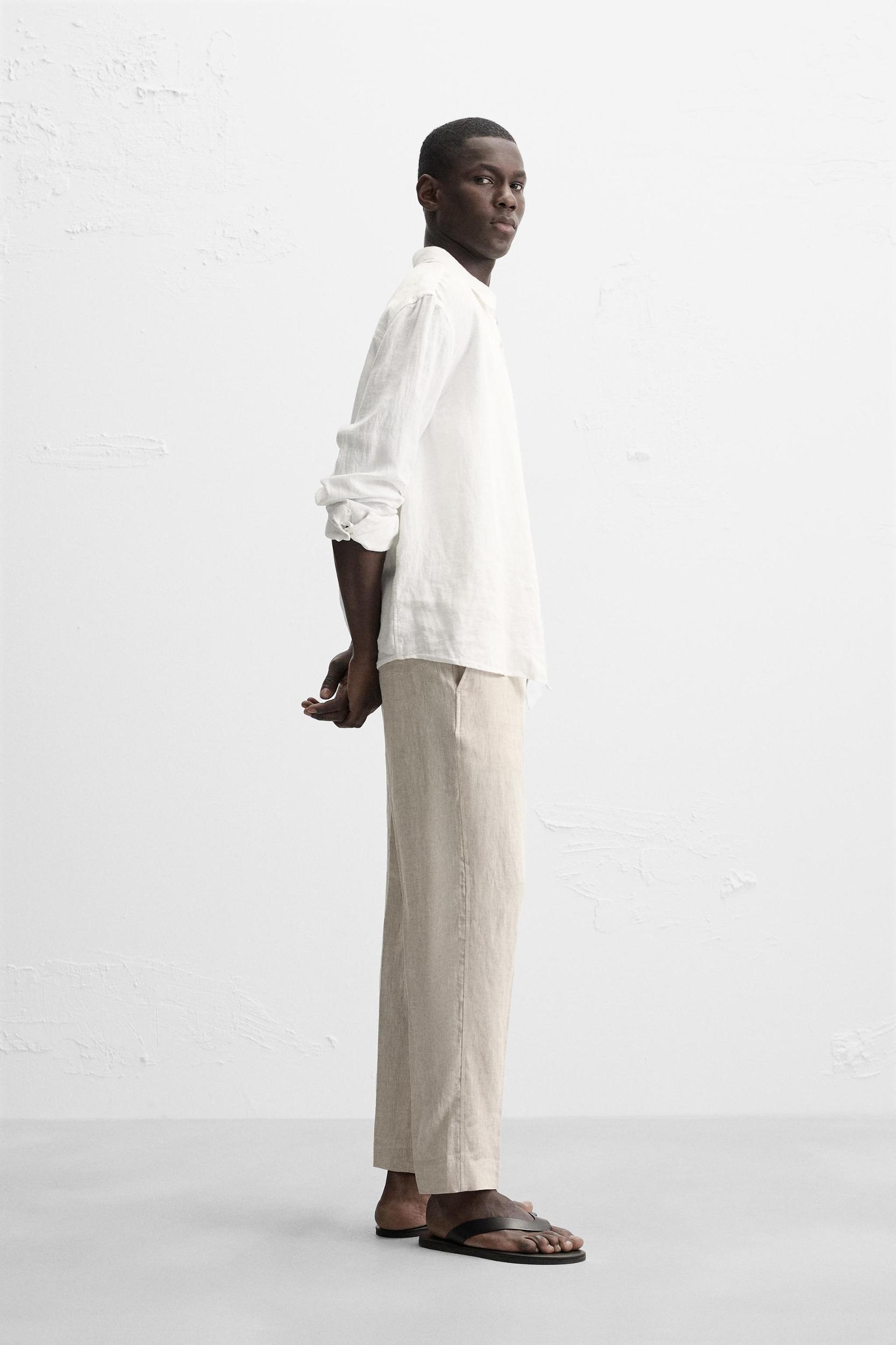 100% LINEN PANTS Product Image
