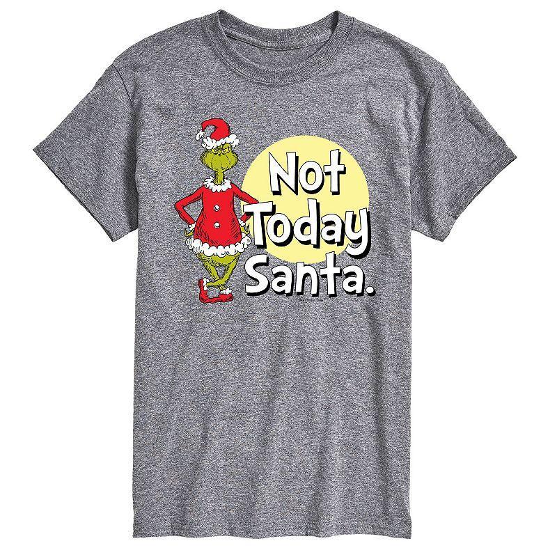 Big & Tall Not Today Santa Tee, Men's, Size: 4XL Tall, Green Product Image