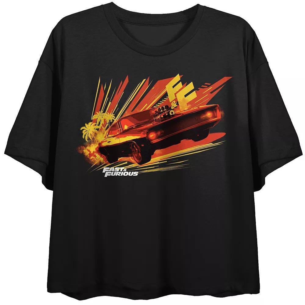 Juniors' Fast & Furious Dodge Flowy Graphic Tee, Women's,  Product Image