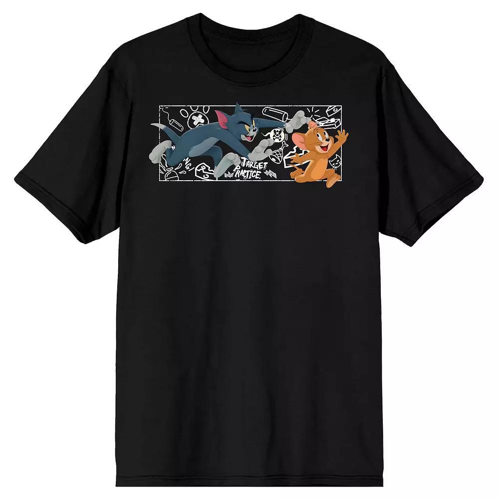 Men's Tom & Jerry Chalk Art Tee,  Product Image