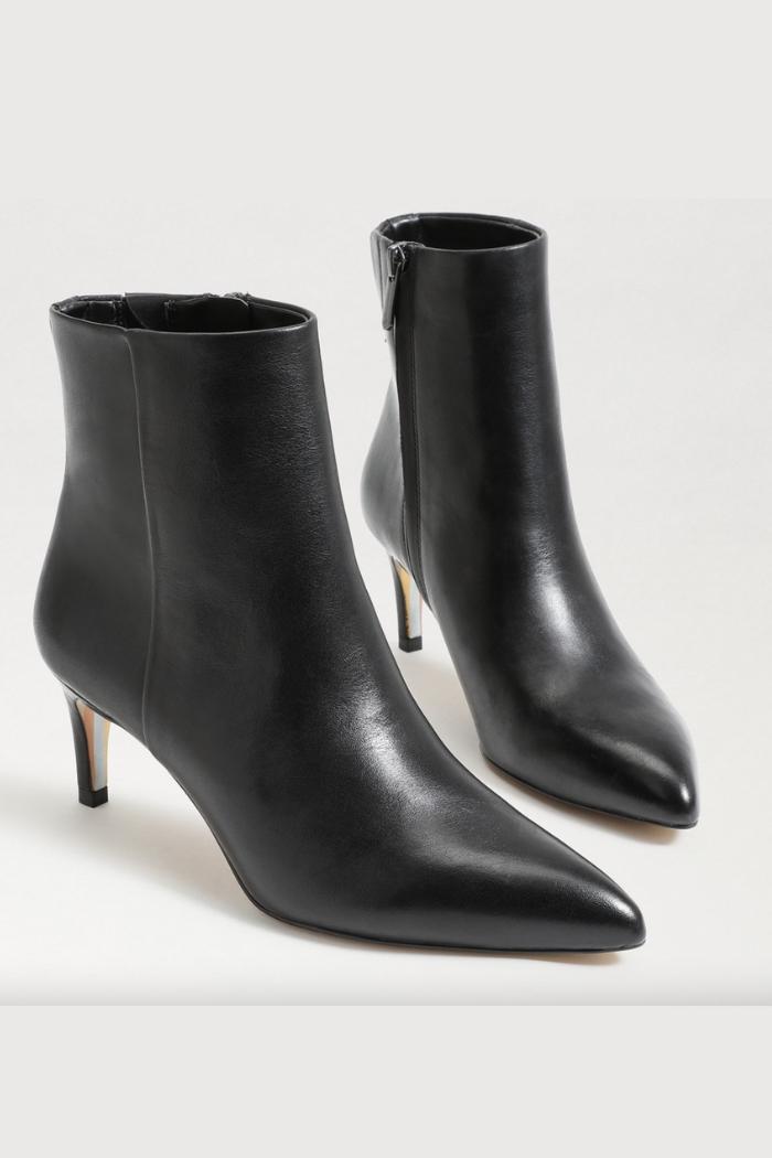 Ulissa Ankle Bootie - Black Leather Product Image