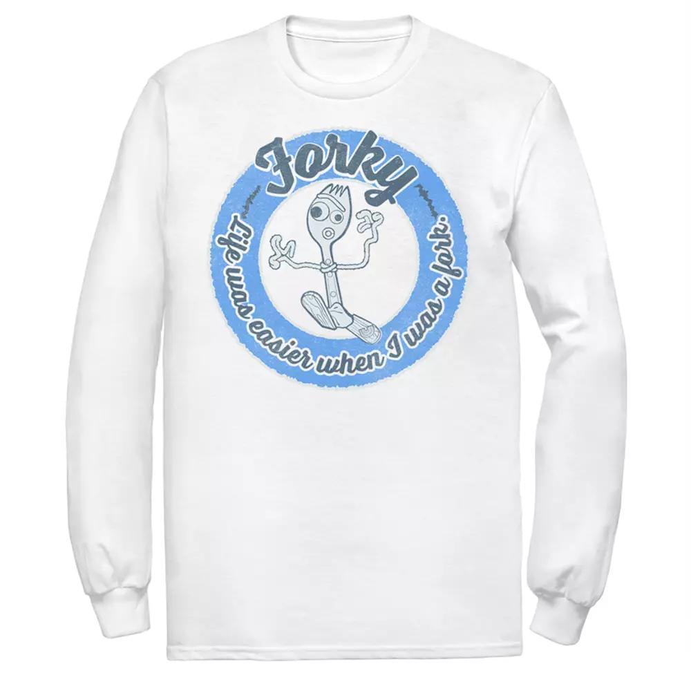 Men's Disney/Pixar Toy Story 4 Forky Tee, Size: XL, White Product Image