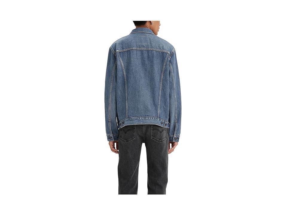 Levi's(r) Premium Premium Denim Trucker Jacket (Skyline) Men's Coat Product Image