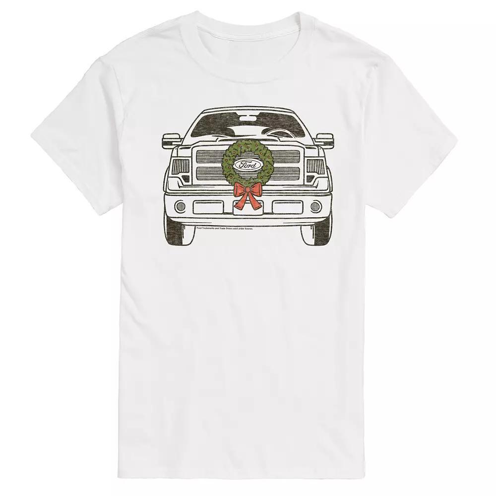 Big & Tall Ford F150 With Wreath Graphic Tee, Men's,  Product Image