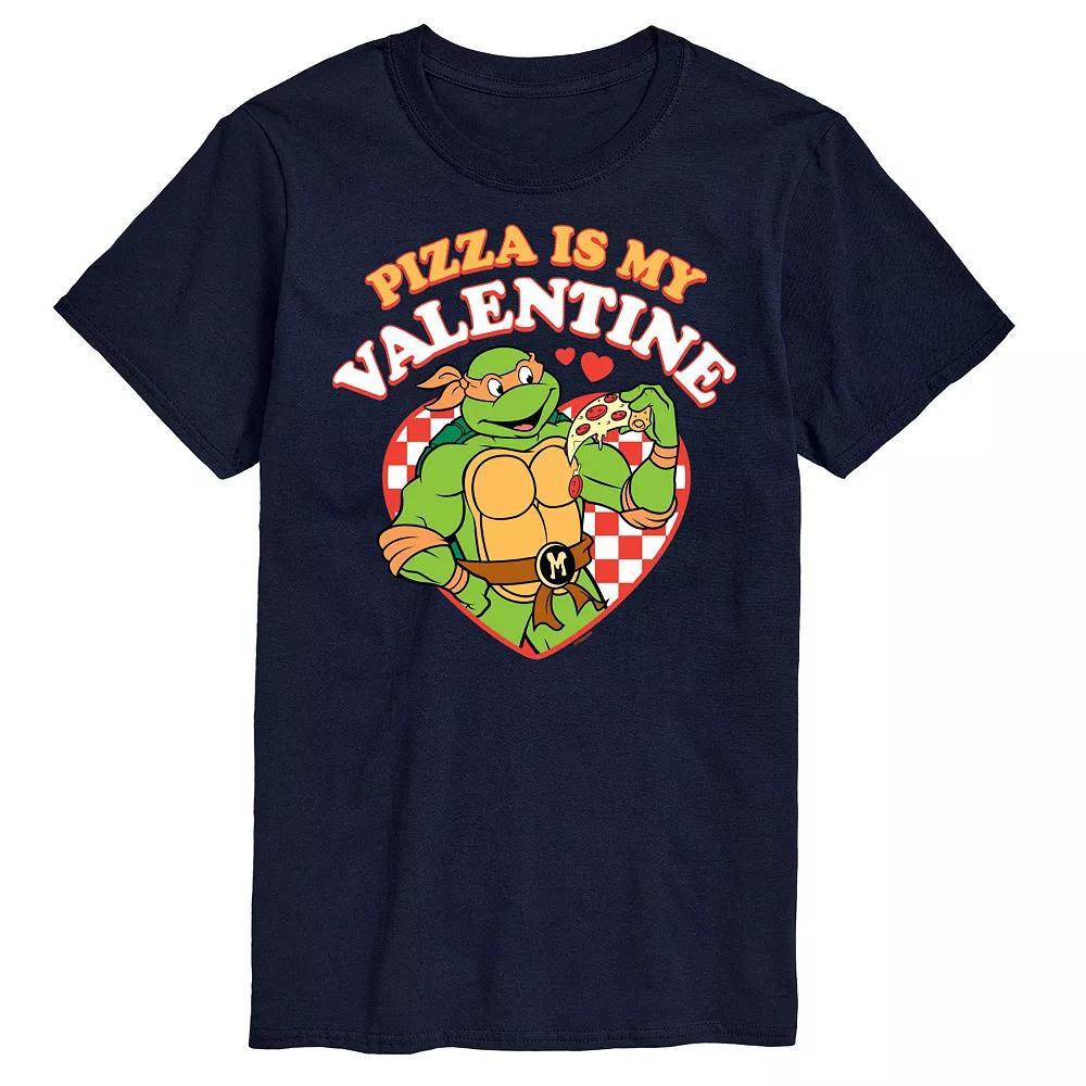 Big & Tall Teenage Mutant Ninja Turtles Pizza My Valentine Tee, Men's,  Product Image