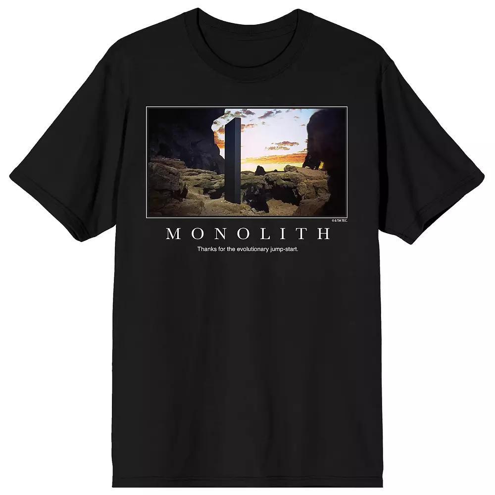 Men's 2001 A Space Odyssey Monolith Meme Graphic Tee,  Product Image