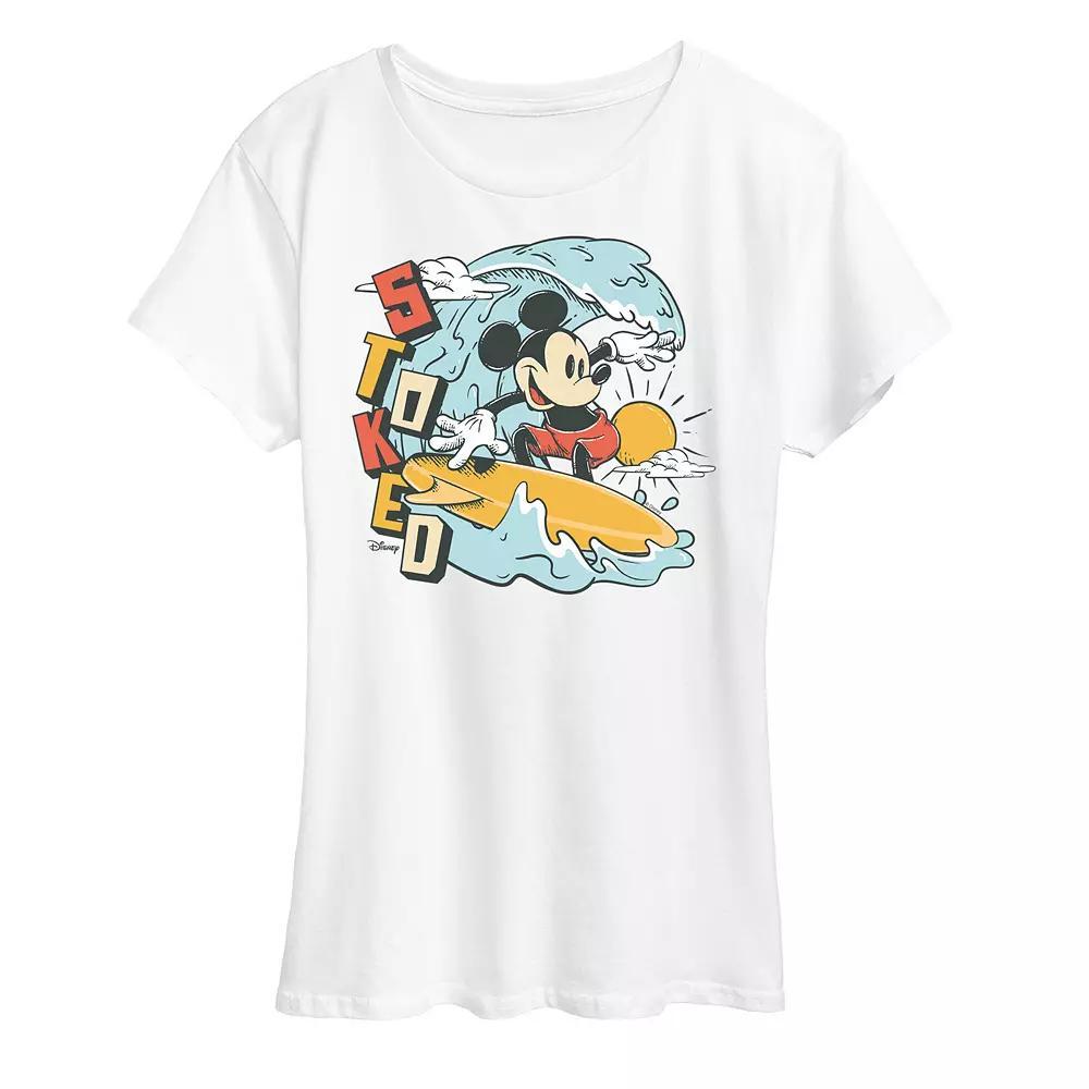 Disney's Mickey Mouse Women's Stoked Graphic Tee,  Product Image