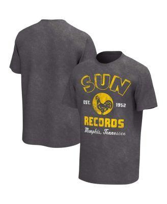 Mens Black Sun Records Washed Graphic T-shirt Product Image