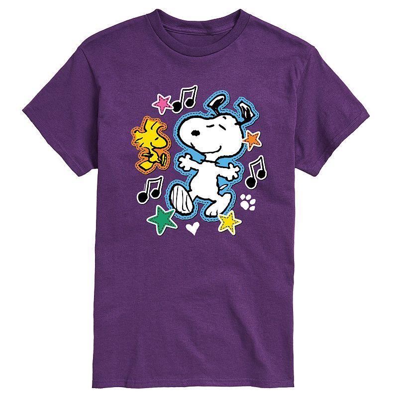 Men's Peanuts Snoopy Woodstock Graphic Tee,  Product Image