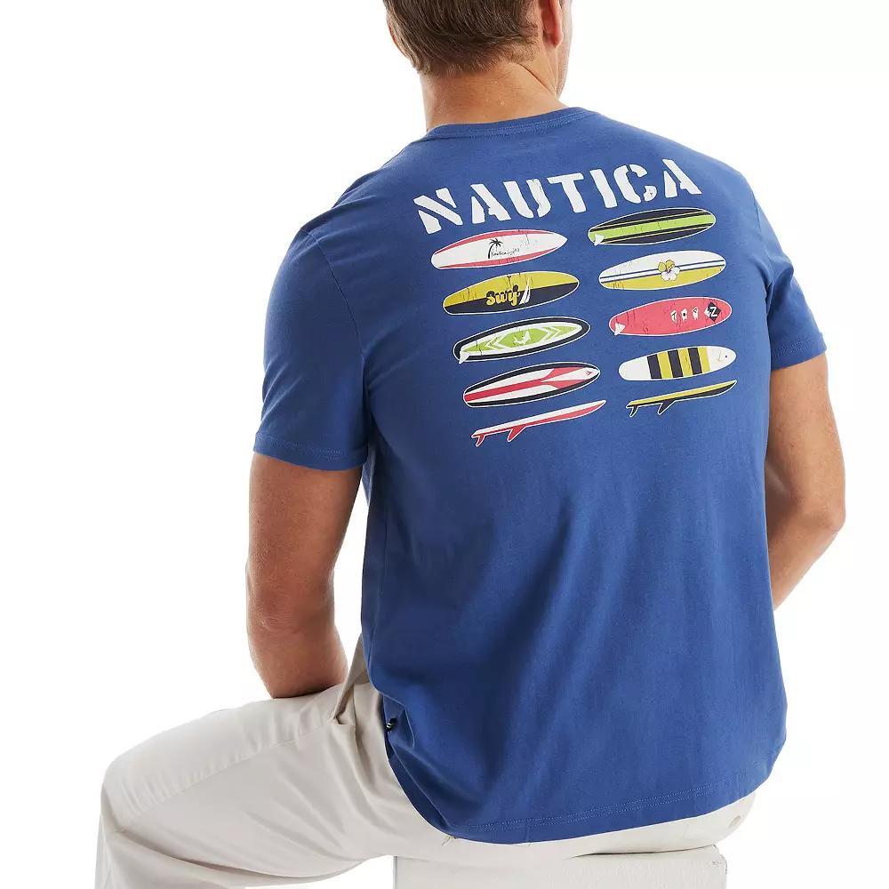 Men's Nautica Graphic T-Shirt, Size: Medium, Surfboard Product Image
