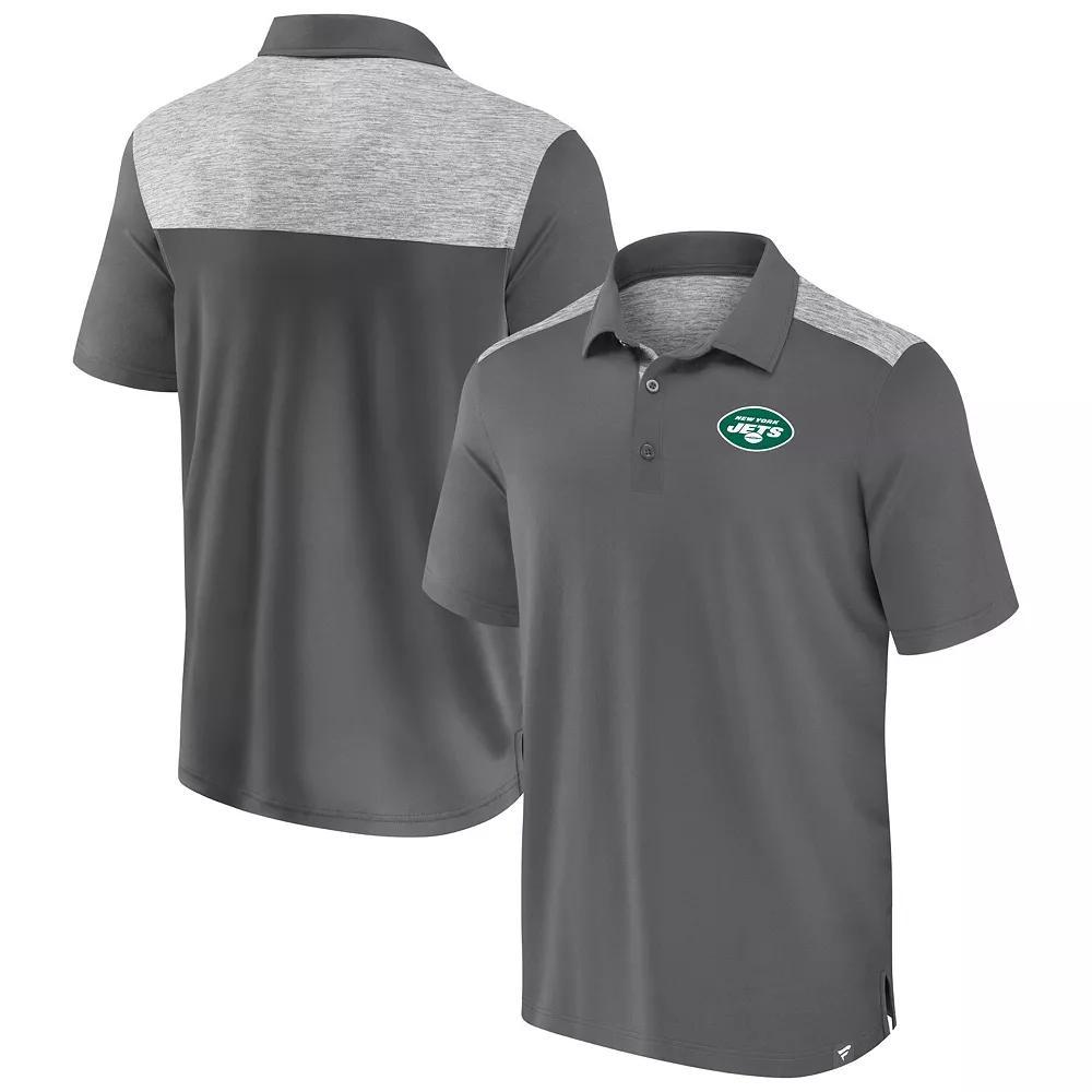 Men's Fanatics Gray Los Angeles Rams Long Shot Polo,  Product Image
