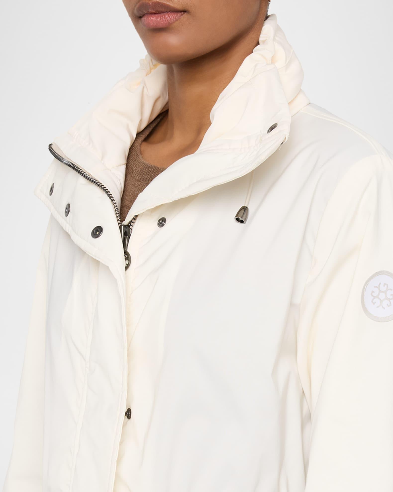Lightweight Jacket With Concealed Hood Product Image