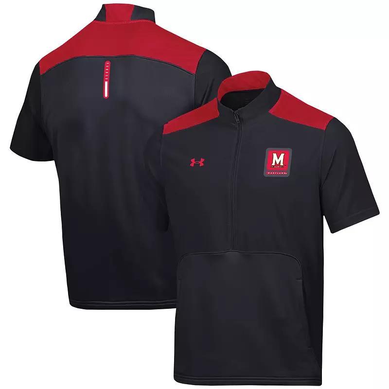 Mens Under Armour Maryland Terrapins Motivate Half-Zip Jacket Product Image