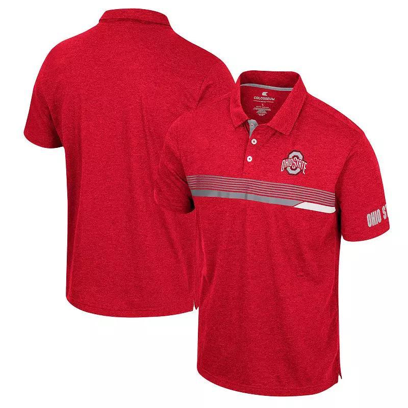 Mens Colosseum Crimson Washington State Cougars No Problemo Polo Product Image