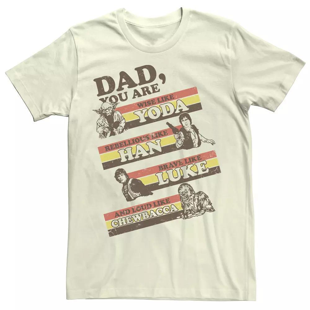 Men's Star Wars Dad You Are Retro Line Portraits Tee,  Product Image