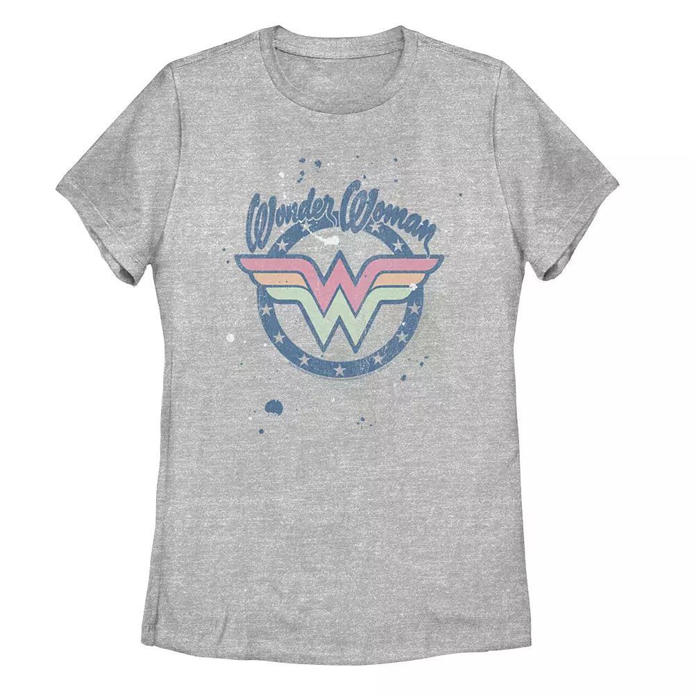 Juniors' DC Comics Wonder Woman Splatter Logo Graphic Tee, Girl's,  Product Image