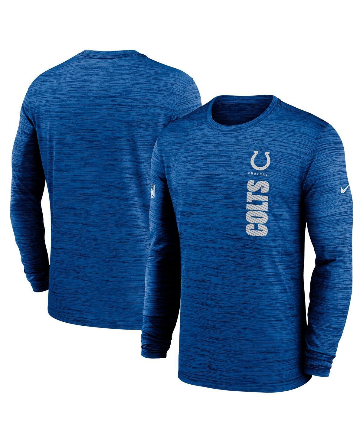 Nike Mens Royal Indianapolis Colts 2024 Sideline Velocity Performance Long Sleeve T-Shirt Product Image