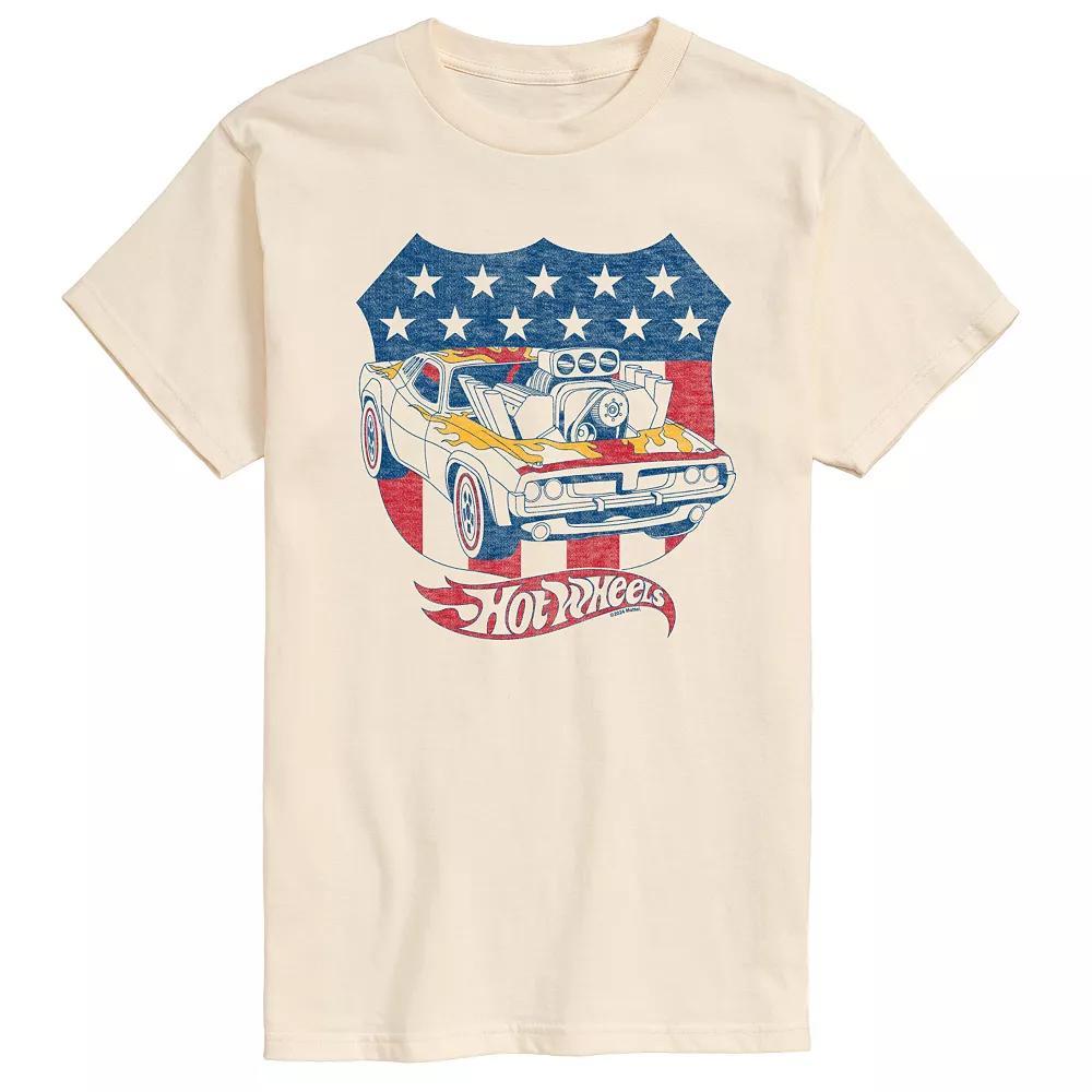 Men's Hot Wheels Americana Crest Graphic Tee,  Product Image