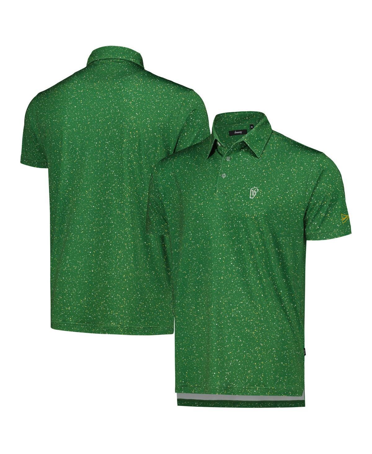 Mens Breezy Golf Green Wm Phoenix Open Splatter Polo Product Image