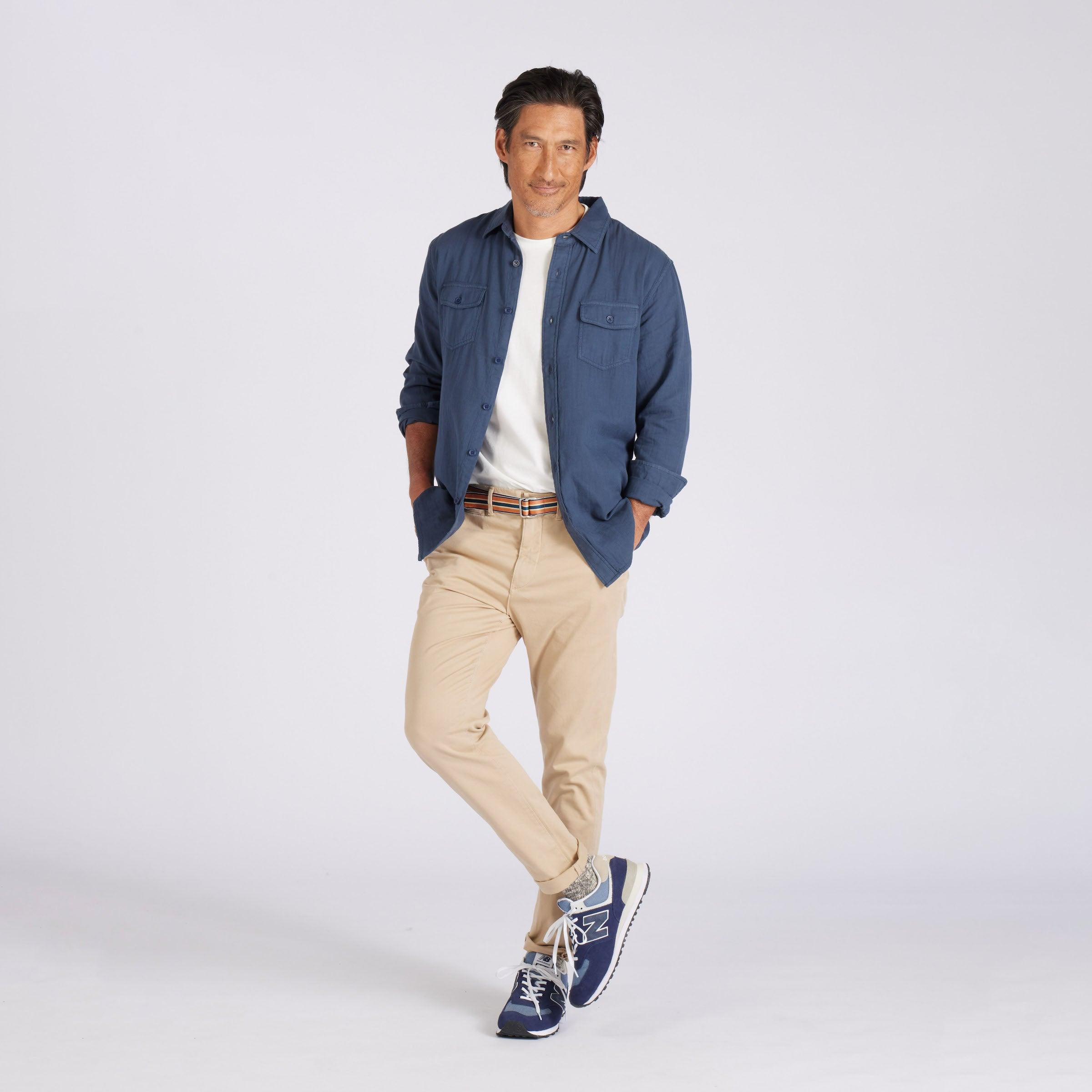 Precision Stretch Classic Fit Chino - Khaki Product Image