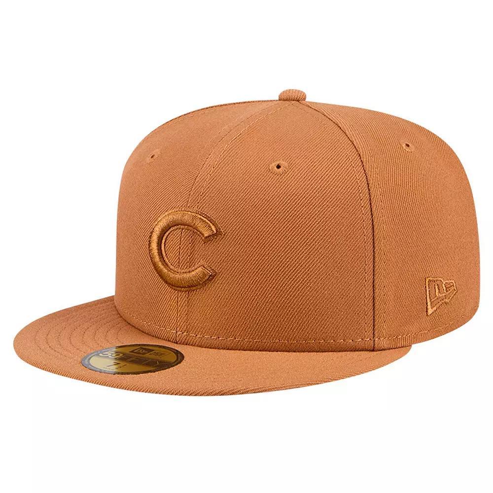 Men's New Era Brown Chicago Cubs Color Pack 59FIFTY Fitted Hat, Size: 7 5/8 Product Image