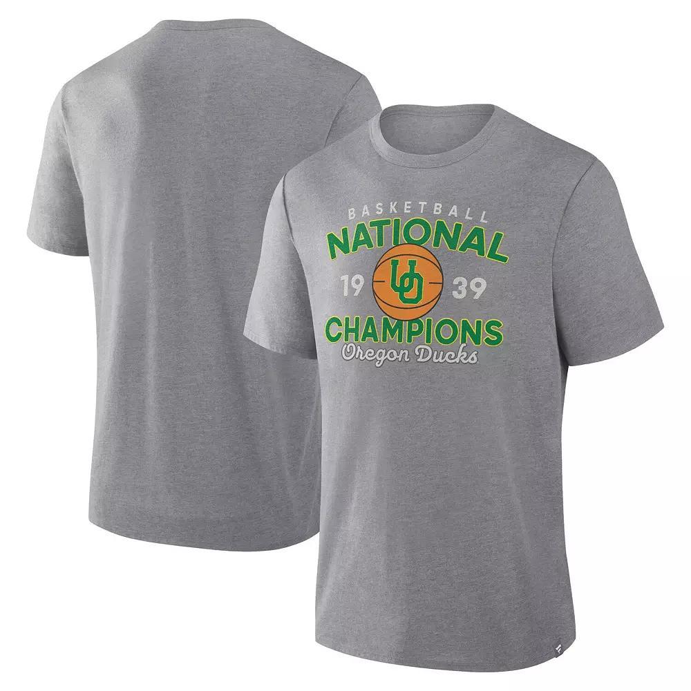 Men's Fanatics Gray Oregon Ducks Dynamic Showdown Tri-Blend T-Shirt,  Product Image