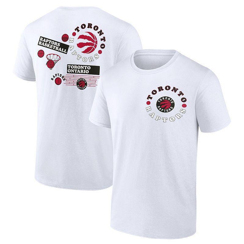 Men's Fanatics Branded White Toronto Raptors Street Collective T-Shirt, Size: 2XL, Rpt White Product Image