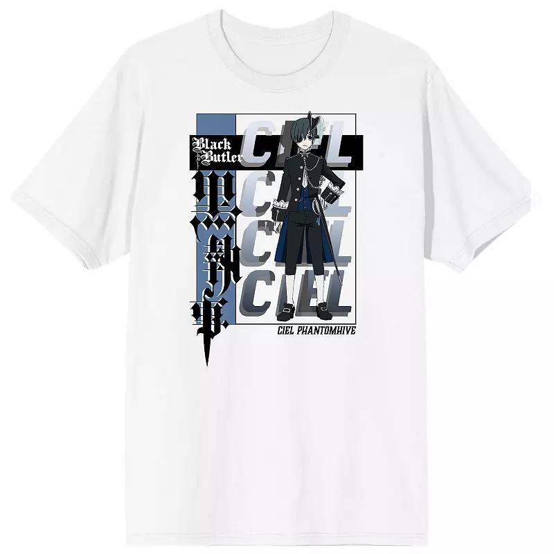 Men's Black Butler Ciel Graphic Tee,  Product Image