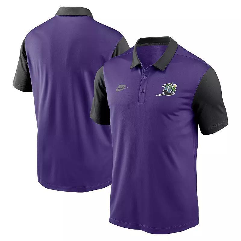 Men's Nike Purple Tampa Bay Rays Franchise Cooperstown Collection Polo, Size: XL Product Image