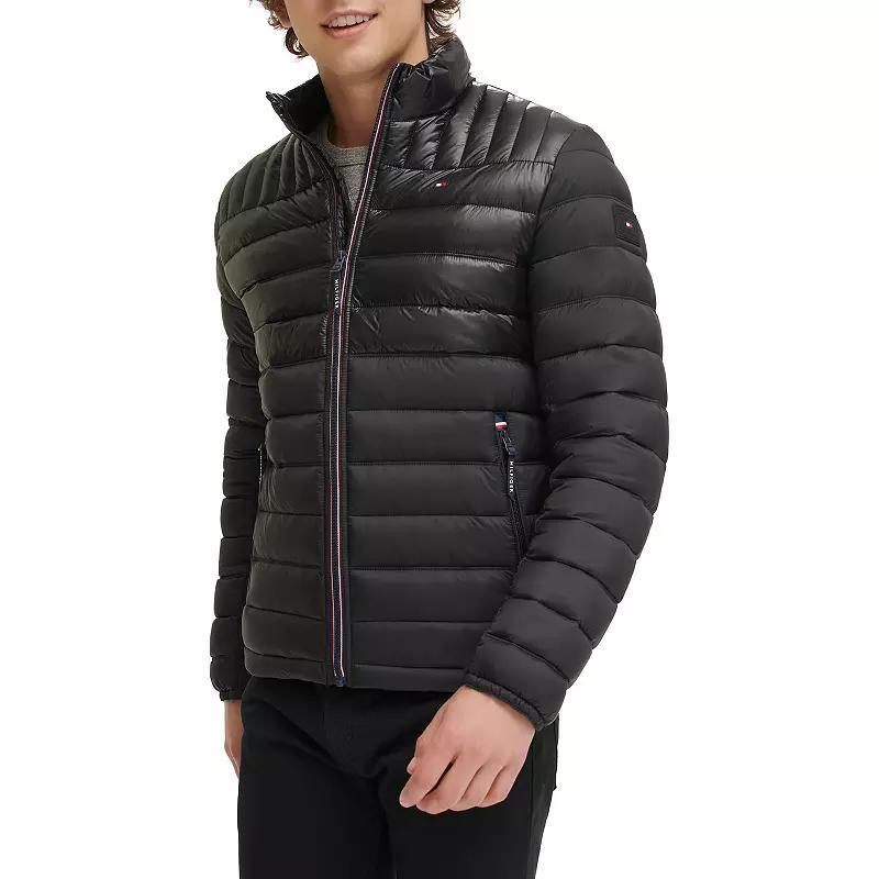 Men's Tommy Hilfiger Packable Puffer Jacket, Size: Small, Red Product Image