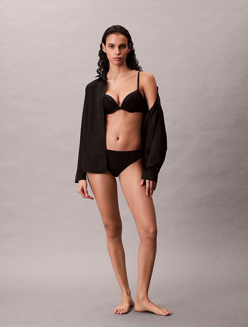 Perfectly Fit Lace Push Up Plunge Bra Product Image