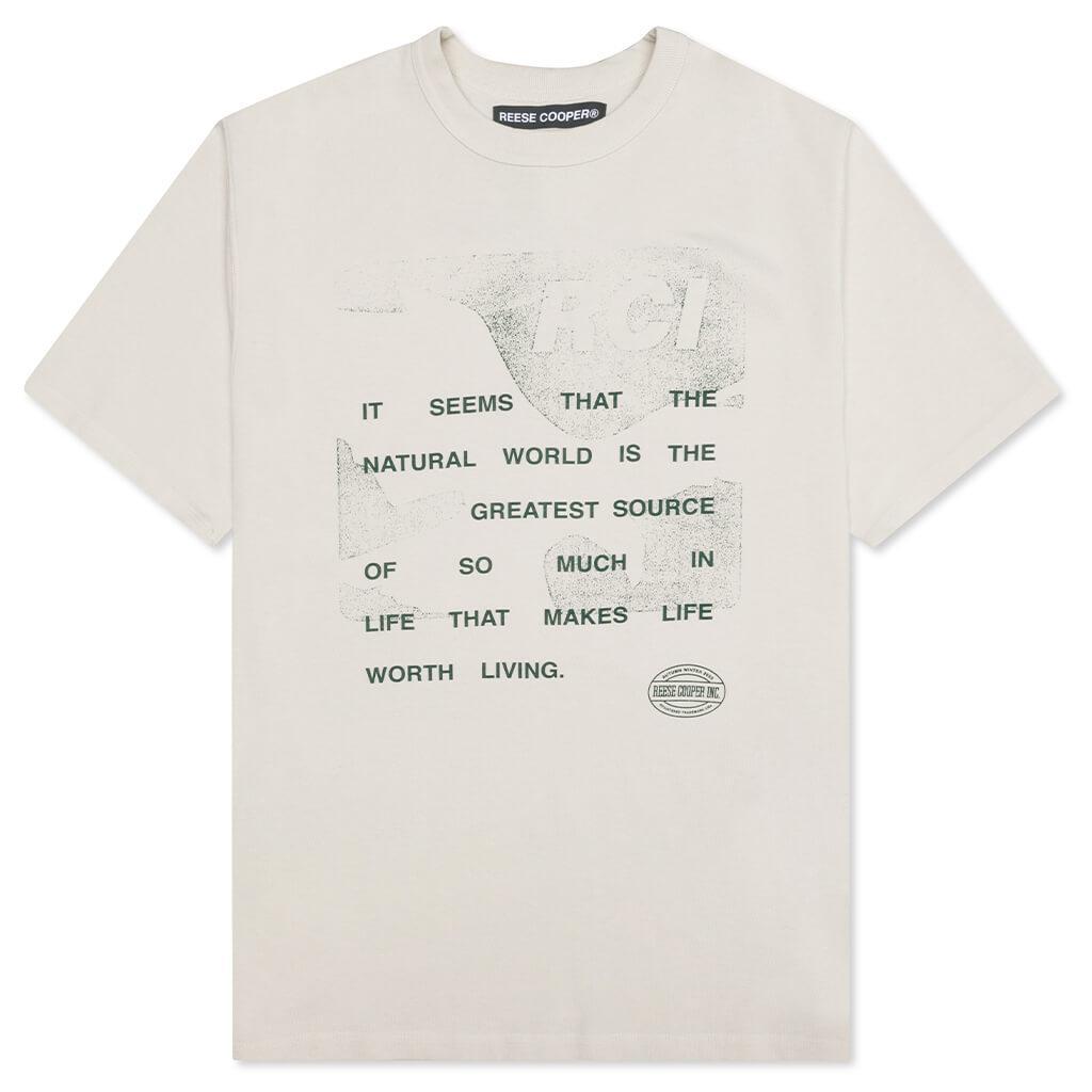 Natural World T-Shirt - Vintage White Male Product Image