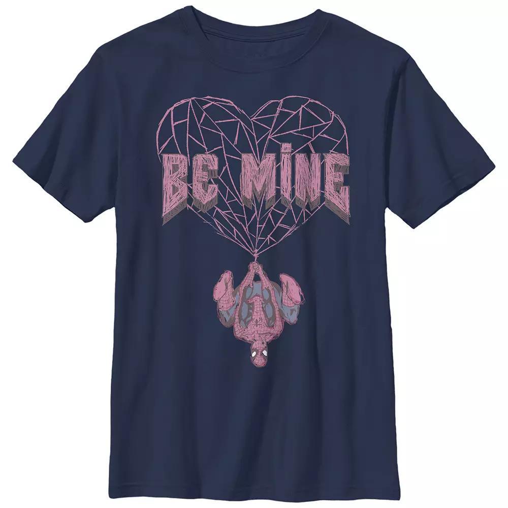 Boys 8-20 Husky Marvel Spider-Man Be Mine Graphic Tee, Boy's,  Product Image