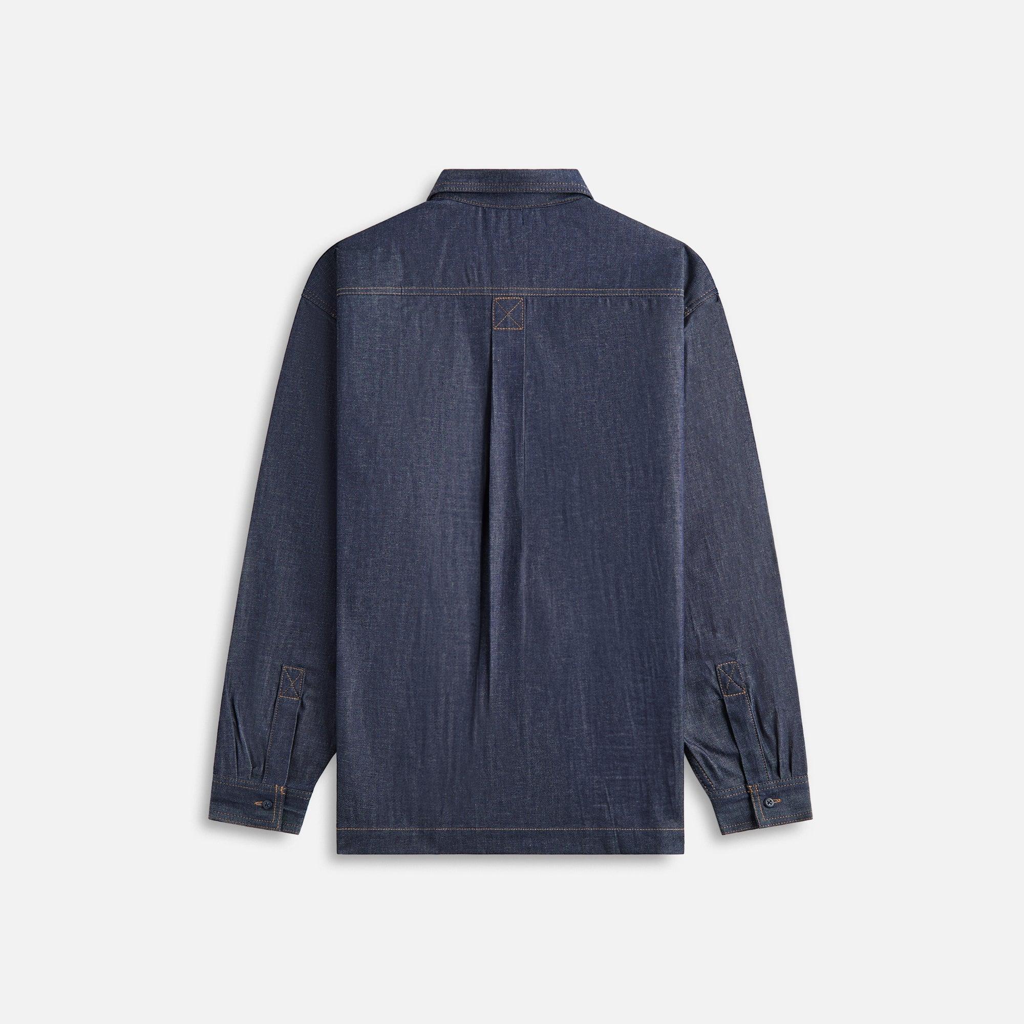 John Elliott Princeton Work Shirt - Dark Indigo Male Product Image