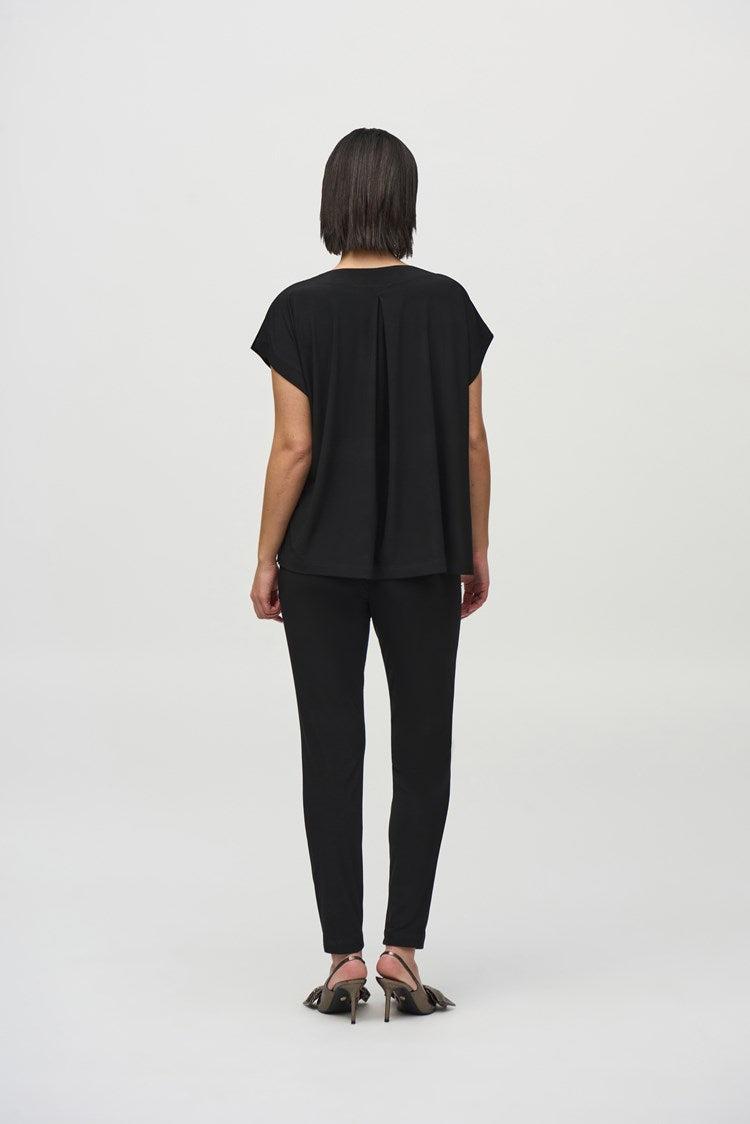 Silky Knit And Foiled Velvet Jumpsuit Product Image